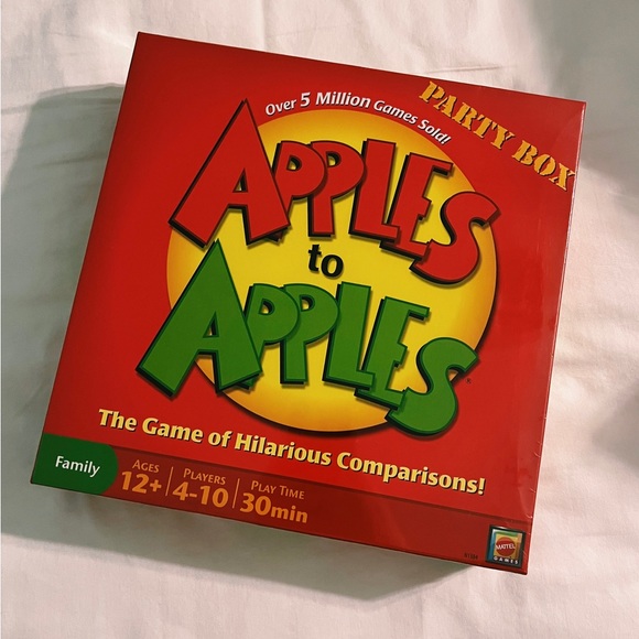 Mattel | Toys | New Apples To Apples Party Box Board Card Game | Poshmark
